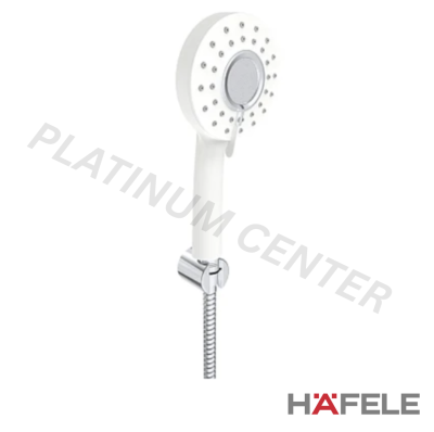 HAFELE ชุดฝักบัวสายอ่อน ปรับน้ำ 3 ระดับ สีขาว