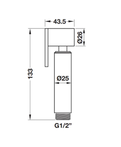 HAFELE ชุดสายฉีดชำระ