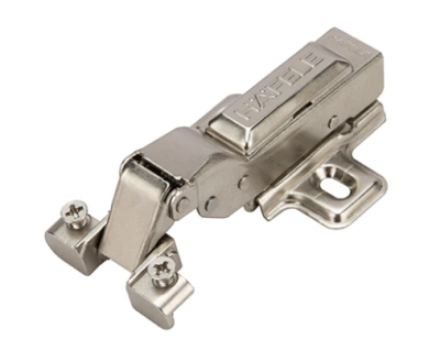 HAFELE บานพับถ้วย 35 มม. Soft Close สำหรับเฟรมอลูมิเนียม แคบ - สีนิกเกิ้ล