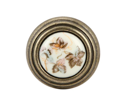 HAFELE ปุ่มจับเซรามิค ฐานซิงค์อัลลอยด์ 33X26มม.