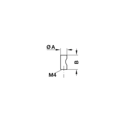 HAFELE มือจับรุ่นเทรนด์ 12X23 มม.
