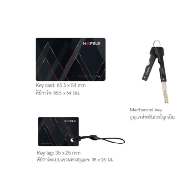 HAFELE ชุดล็อคประตูระบบดิจิตอล DL6600 ( 499.21.196 )
