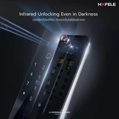 HAFELE ชุดล็อกประตูระบบดิจิตอลรุ่น HORIZON ( 499.21.224 )