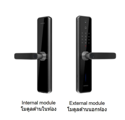 HAFELE ชุดล็อกประตูระบบดิจิตอลรุ่น ZENITH ( 499.21.225 )