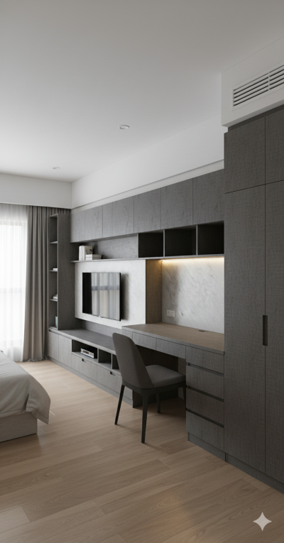 KV 6446LM Space Grey Fabric