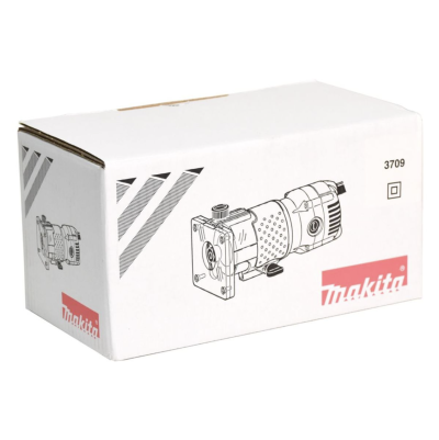 MAKITA 3709 เครื่องแกะลายไม้ ขนาด 1/4 นิ้ว (6 มม.) กำลังไฟ 530 วัตต์ ความเร็วรอบ 30,000 รอบ/นาที (มากีต้า)