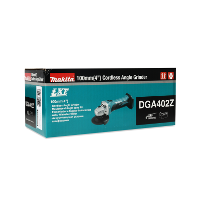 MAKITA DGA402Z เครื่องเจียไร้สาย 18 โวลต์ ขนาด 4 นิ้ว ความเร็วรอบตัวเปล่า 11,000 รอบ/นาที ไม่รวมแบตเตอรี่และแท่นชาร์จ (มากีต้า)
