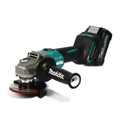 MAKITA DGA402RFE เครื่องเจียไร้สาย 18 โวลต์ ขนาด 4 นิ้ว ความเร็วรอบตัวเปล่า 11,000 รอบ/นาที รวมแบตเตอรี่และแท่นชาร์จ (มากีต้า)