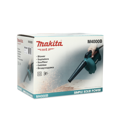 MAKITA M4000B เครื่องเป่าลมไฟฟ้า กำลังไฟ 530 วัตต์ ความเร็วรอบตัวเปล่าสูงสุด 8,500 - 16,000 รอบ/นาที (มากีต้า : MT-Series)