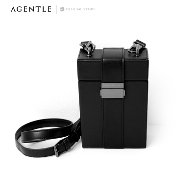 AGENTLE ESSENTIAL BOX กระเป๋าสะพายข้างทรงกล่อง ใส่โทรศัพท์ได้ทุกรุ่น