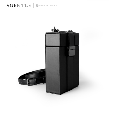 AGENTLE ESSENTIAL BOX กระเป๋าสะพายข้างทรงกล่อง ใส่โทรศัพท์ได้ทุกรุ่น