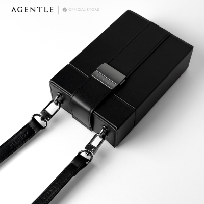 AGENTLE ESSENTIAL BOX กระเป๋าสะพายข้างทรงกล่อง ใส่โทรศัพท์ได้ทุกรุ่น