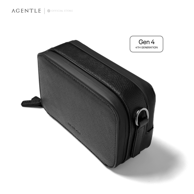 AGENTLE MACARON [Gen4] | Men’s Structured Box Crossbody Bag