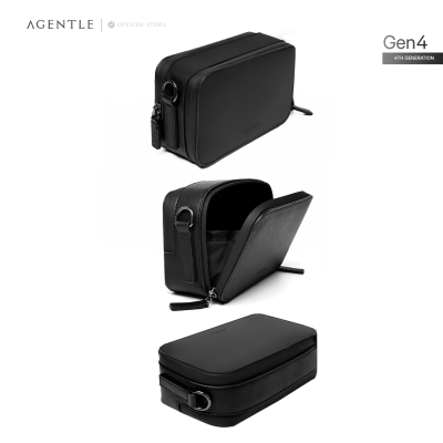 AGENTLE MACARON [Gen4] | Men’s Structured Box Crossbody Bag