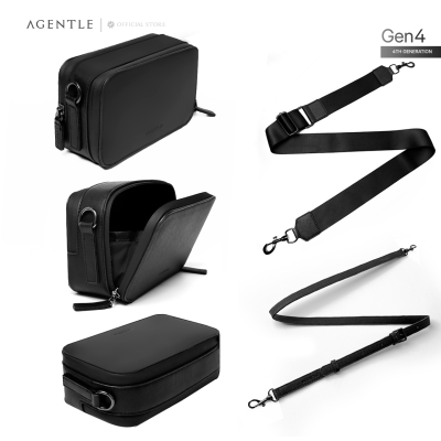 AGENTLE MACARON [Gen4] | Men’s Structured Box Crossbody Bag