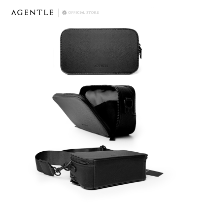 AGENTLE Macaron sling bag | Men's Leather bag