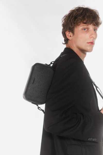 AGENTLE Macaron sling bag | Men's Leather bag