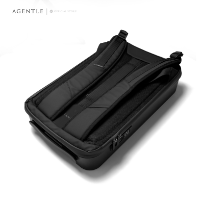 AGENTLE PERFECT PACK [18”]  Minimalist Black Backpack for Men's Everyday Tech
