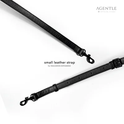 AGENTLE Small Leather Strap [2cm.] For Macaron Expanded
