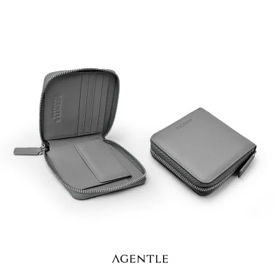 AGENTLE Cubecut Genuine Leather Wallet