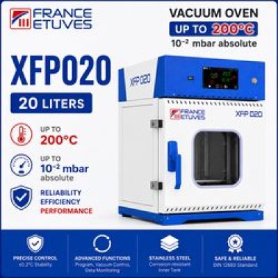 France Etuves XFP020 Vacuum Oven ตู้อบสุญญากาศ 20 ลิตร อุณหภูมิสูงสุด 200°C
