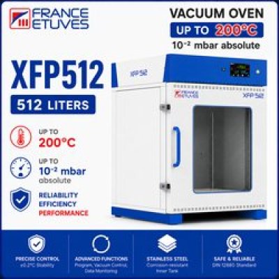 France Etuves XFP512 Vacuum Oven ตู้อบสุญญากาศ 512 ลิตร อุณหภูมิสูงสุด 200°C