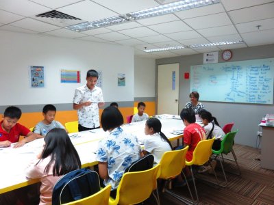 บรรยากาศในห้องเรียนของ ซัมเมอร์สิงคโปร์