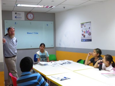 บรรยากาศในห้องเรียนของ ซัมเมอร์สิงคโปร์