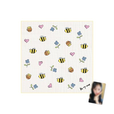 김지원(KIM JI WON) 1ST FANMEETING [BE MY ONE] OFFICIAL MD 05. 손수건 HANDKERCHIEF