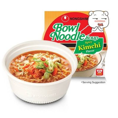 มาม่าเกาหลีสำเร็จรูปรสกิมจิดั้งเดิม nongshim kimchi bowl noodle 100g 농심 김치사발면