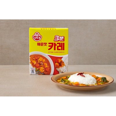 ottogi curry medium ผัดแกงกะหรี่เกาหลี 3분카레 200g.