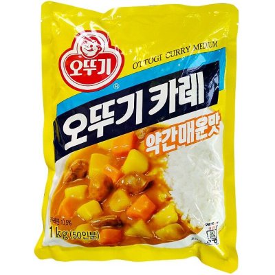 ผงแกงกระหรี่เผ็ดกลาง ottogi curry powder medium hot 오뚜기카레약간매운맛 1kg