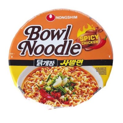 มาม่าเกาหลี รสไก่เผ็ด nongshim bowl noddle spicy chicken 100g