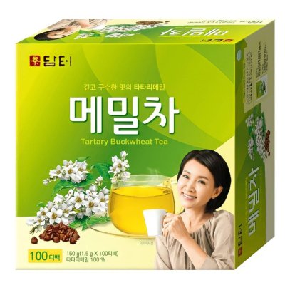 damtuh ชาทาร์ทารีบัควีท ชาดั่งเดิมของเกาหลี 150g (1.5x100ซอง) 담터메밀차 korean traditional tartary buckwheat tea