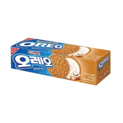 oreo cinnamon bun 80g ขนมคุกกี้สอดไส้ครีมซาลาเปาอบเชย  오레오 시나몬 번