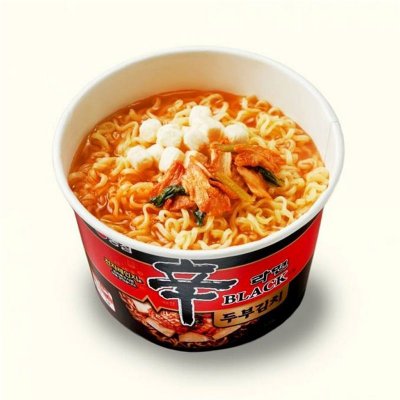 Shinramyun black cup 101g มาม่าเกาหลี มาม่าเผ็ดแบบคัพ นงชิม ชินรามยอน농심 매울신 라면