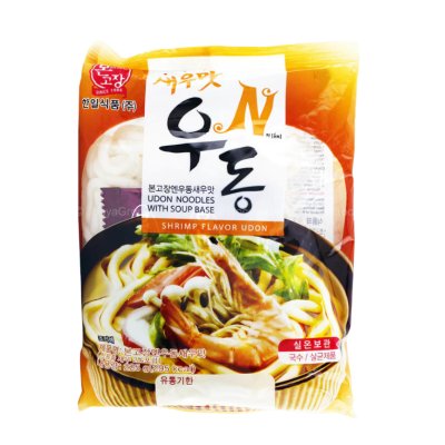 อูด้งกึ่งสำเร็จรูปรสกุ้ง บนโกจัง เอ็น อูด้ง 225g Bonggojang udon noddle with soup base shrimp