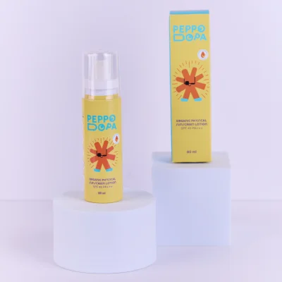 PEPPODOPA Organic Sunscreen Lotion SPF40 PA+++