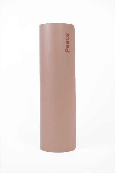 Non Slip Premium Yoga mat 6mm Peace pink