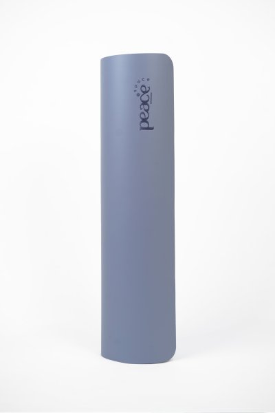 Non Slip Premium Yoga mat 5mm Gray Blue