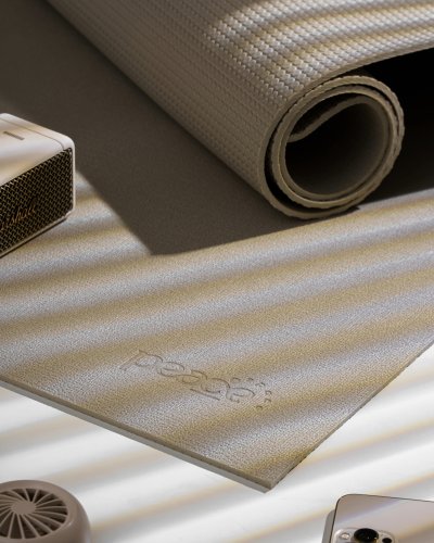 เสื่อโยคะ Peace Space Pro Yoga Mat สี Sand เสื่อโยคะ Peace Space Pro Yoga Mat สี Sand