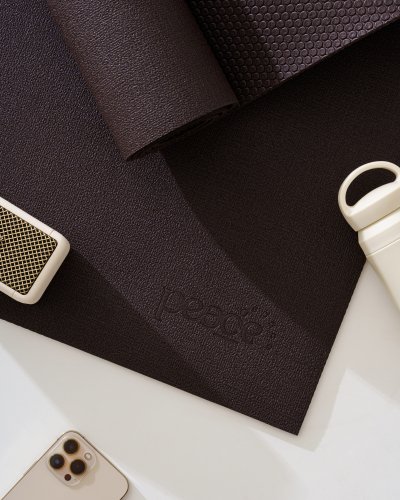 เสื่อโยคะ Peace Space Pro Yoga Mat สี Coffee