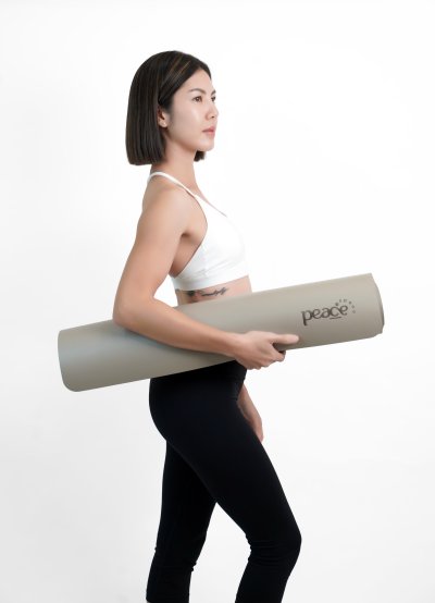 Non Slip Premium Yoga mat 5mm Light Brown Non Slip Premium Yoga mat 5mm Light Brown