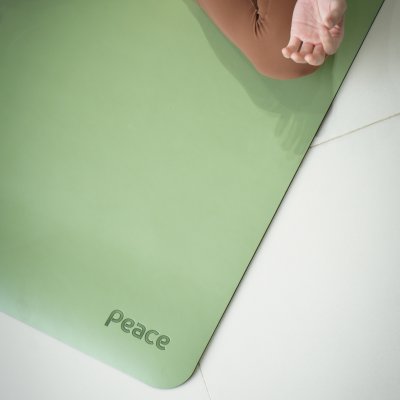 Non Slip Premium Yoga mat 6mm Green Aquamarine