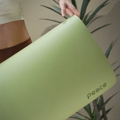Non Slip Premium Yoga mat 6mm Green Aquamarine