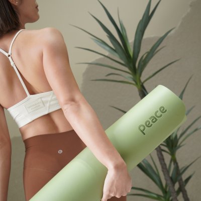 Non Slip Premium Yoga mat 6mm Green Aquamarine
