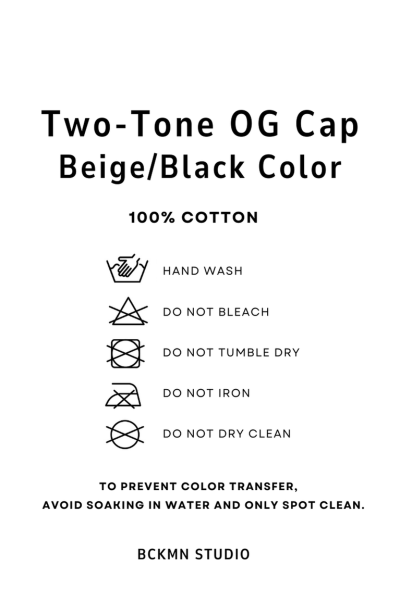 TWO-TONE OG CAP BCKMN STUDIO