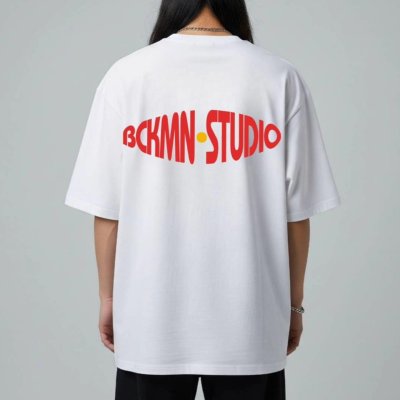 OVERSIZE WARP LOGO TEE
