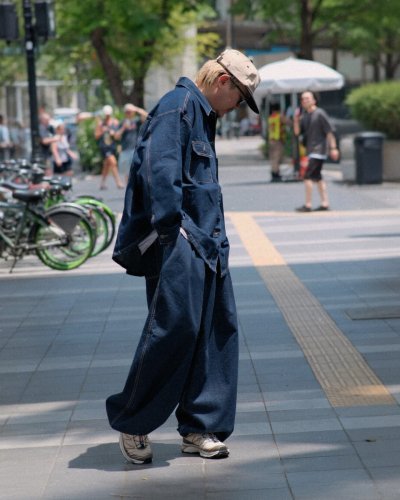 WIDE DENIM JACKET BCKMN STUDIO