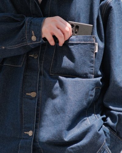 WIDE DENIM JACKET BCKMN STUDIO